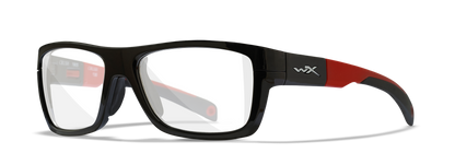 Wiley X YF CRUSH Full Rim Eyeglasses  Gloss Black / Red Frame 52-18-130
