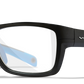 Wiley X YF CRUSH Full Rim Eyeglasses  Matte Grey / Blue Frame 52-18-130