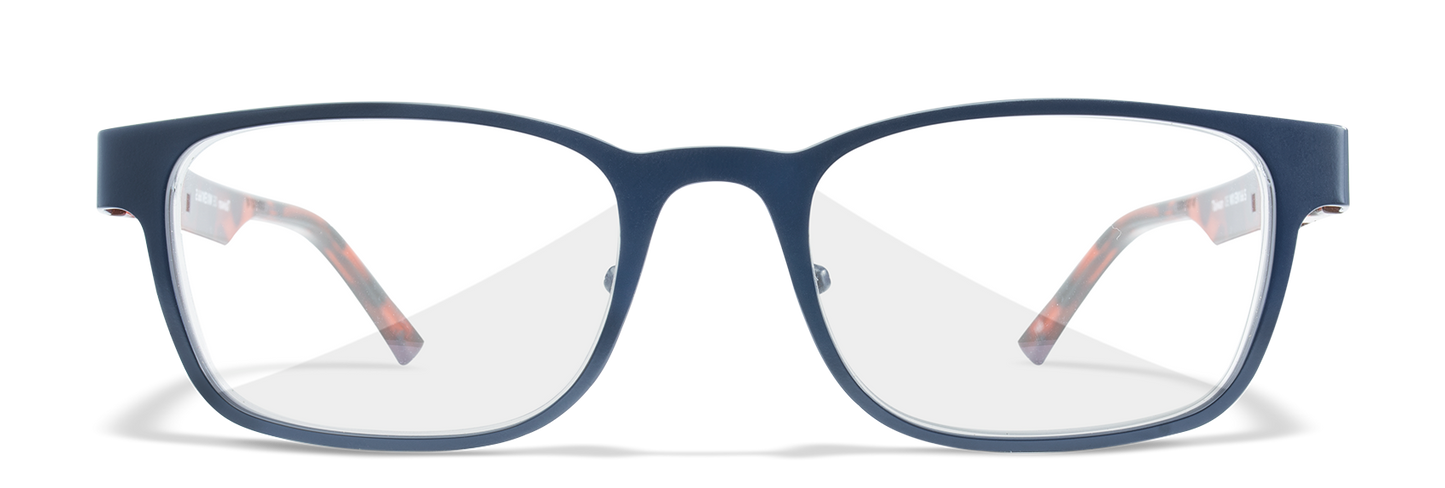 Wiley X WX CHASE Full Rim Eyeglasses  Matte Blue / Gloss Demi 53-18-145